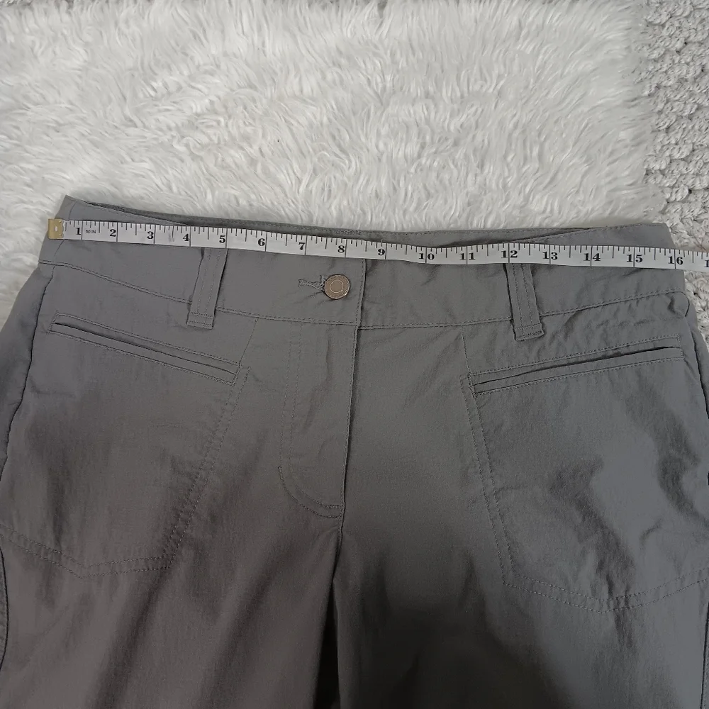 Magellan Women's Gray Outdoor Lightweight Cropped Pants, Small - Picture 8 of 11